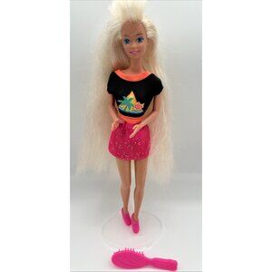 VINTAGE GLITTER HAIR BARBIE DOLL MATTEL # 10968 LONG Blonde HAIR 1993